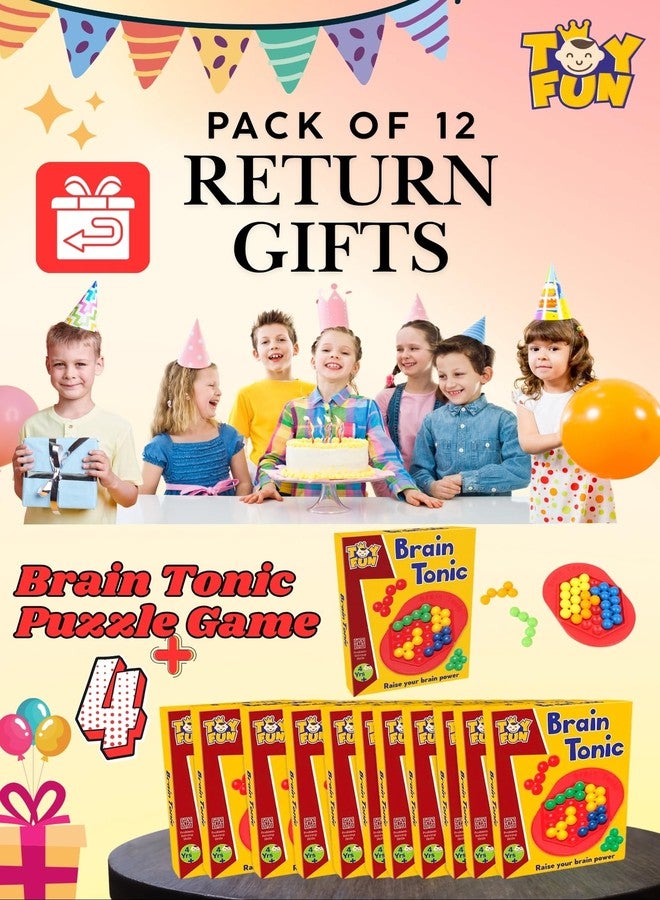 TOY FUN Pocket Return Gifts for Kids - Pack of 12 - Brain Puzzle for Kids 7 to 10 Years - Image 5